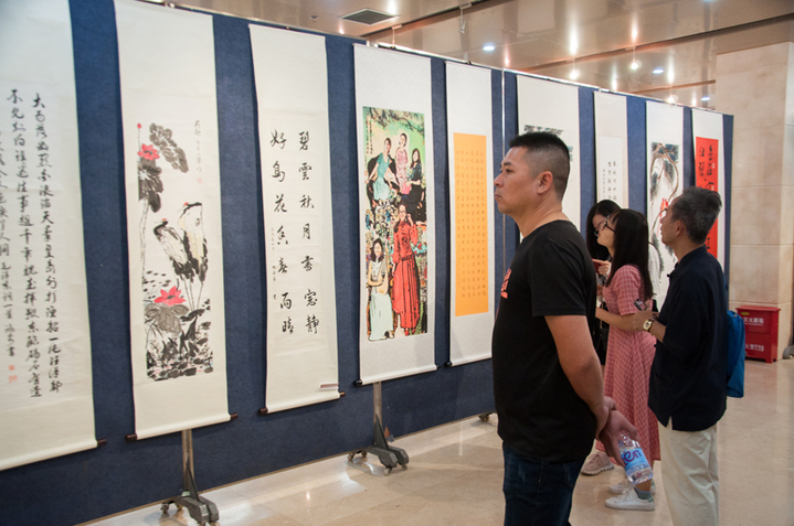 福建省“我和我的祖国”重阳节宁德专场书画展开幕